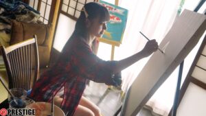 八掛うみ、美大生カップルの無毛濃密同棲セックス。アトリエで交わる愛欲とマニアックな暴走展開