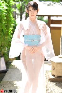 八掛うみ、透け着物の献身フェラが炸裂。「おもてなし庵」で見せたスレンダー若女将の濃密接待