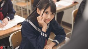 八掛うみ、セーラー服で射精管理。冷ややかな視線とSっ気が刺さる学園支配プレイ